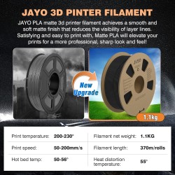 Filament Jayo PLA Matowy 1,75 mm 1100 g biały