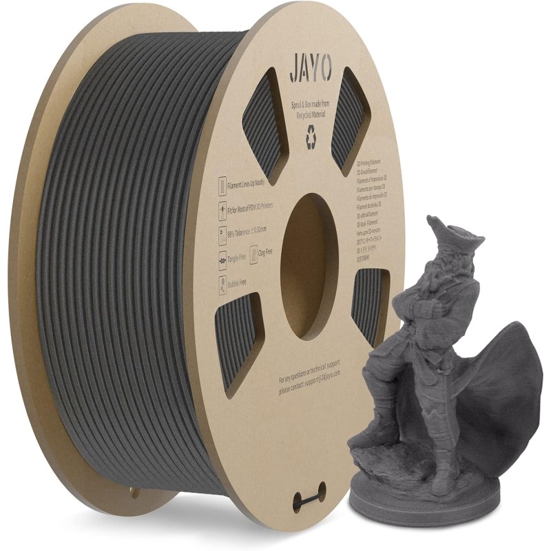 Filament Jayo PLA Matowy 1,75 mm 1100 g szary