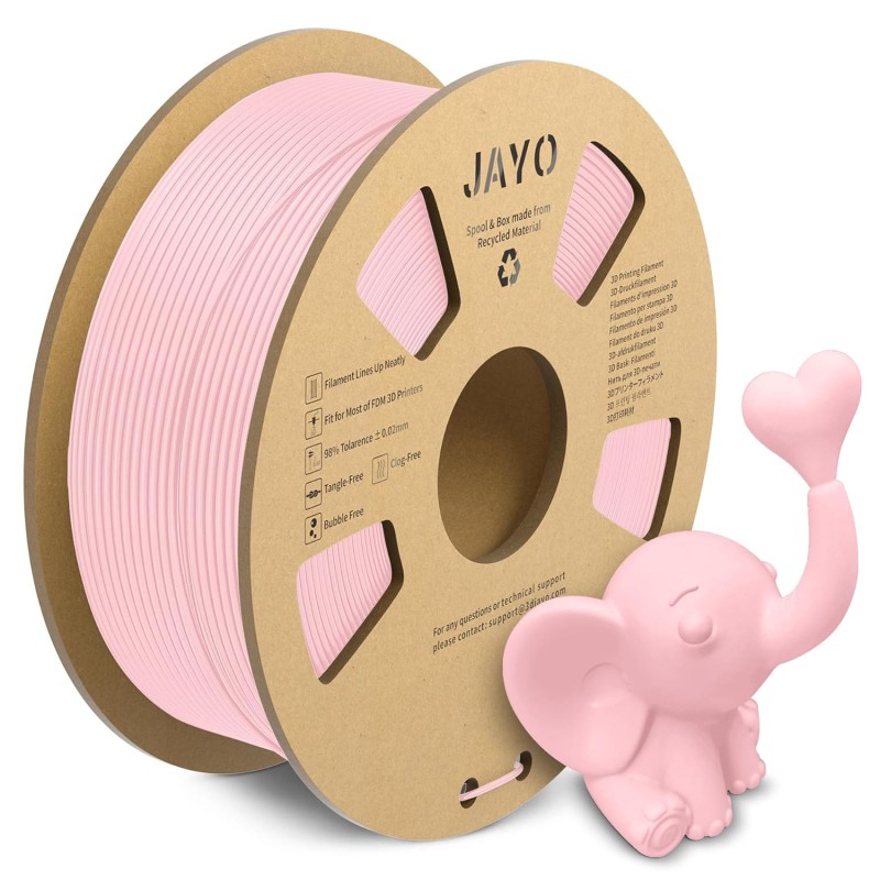 Filament Jayo PLA Matowy 1,75 mm 1100 g różowy